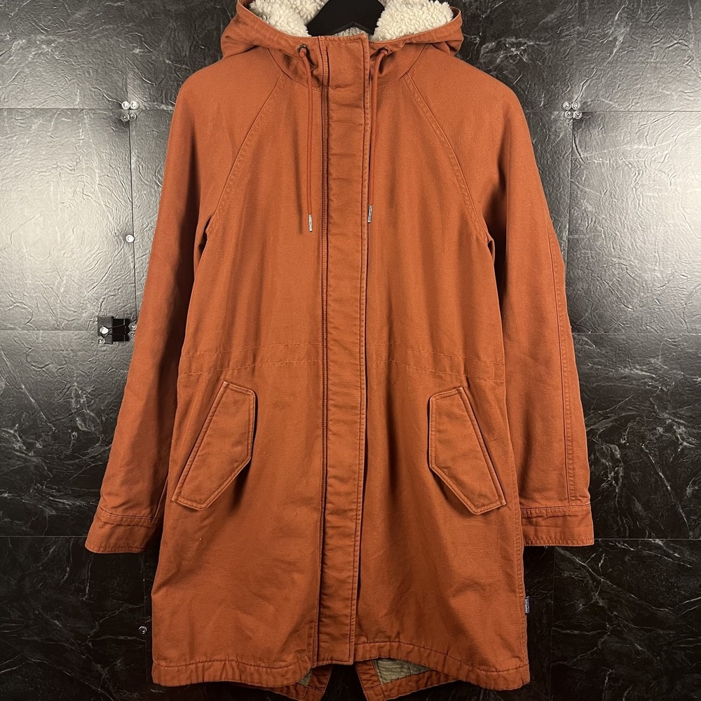 Patagonia Women's Orange Insulated Prairie Dawn Parka Jacket Medium